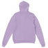 Lavender Lemon women's cotton-blend hoodie, back view with ribbed cuffs and hem, pullover.