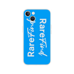 Rare Find Blue iPhone Case (13-16) Positive Slogan Phone Cover