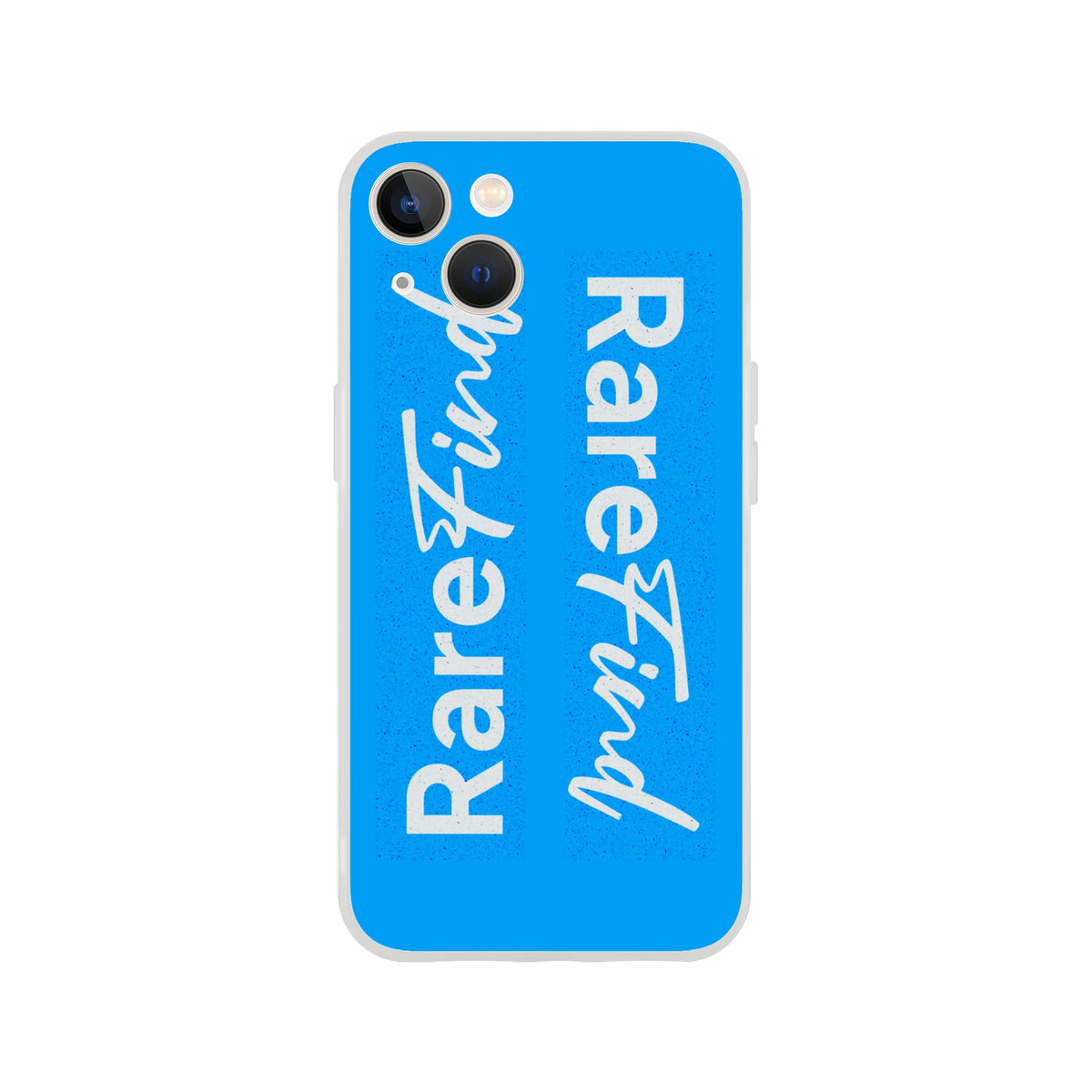 Rare Find Blue iPhone Case (13-16) Positive Slogan Phone Cover