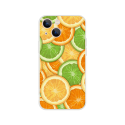 Cute citrus fruit iPhone case with orange lime lemon slices for iPhone 13-16 tropical aesthetic