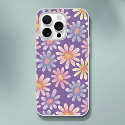 Retro Pastel daisy iPhone Case (13-16) Cute Floral Aesthetic Phone Cover