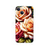 Roses floral iPhone case slim protective cover with colorful rose bouquet for iPhone 16/15/14/13