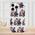 British Bulldog skateboard print tough protective case for iPhone 16-13 with dual-layer wraparound design.