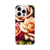 Roses floral iPhone case with rose design; slim protective cover for iPhone 16-13.