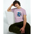 Pink Teddy Bear men's graphic T-shirt in soft cotton blend, crew neck, sizes S to XL.