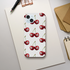 Lucky Cherries iPhone case with wraparound cherry print and glossy finish for iPhone 16-13