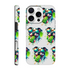 Chill Dog iPhone case with wraparound colorful dog wearing sunglasses and green popsicle artwork.