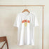 White women's Berlin graphic T-shirt with red BERLIN arch and yellow 1994 Germany print.