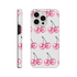Glitter ball cherries phone case for iPhone 16-13 with dual-layer protection and wraparound print