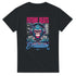 Black men's graphic tee featuring a vibrant monkey DJ wearing headphones, with Future Beats Evolution text.