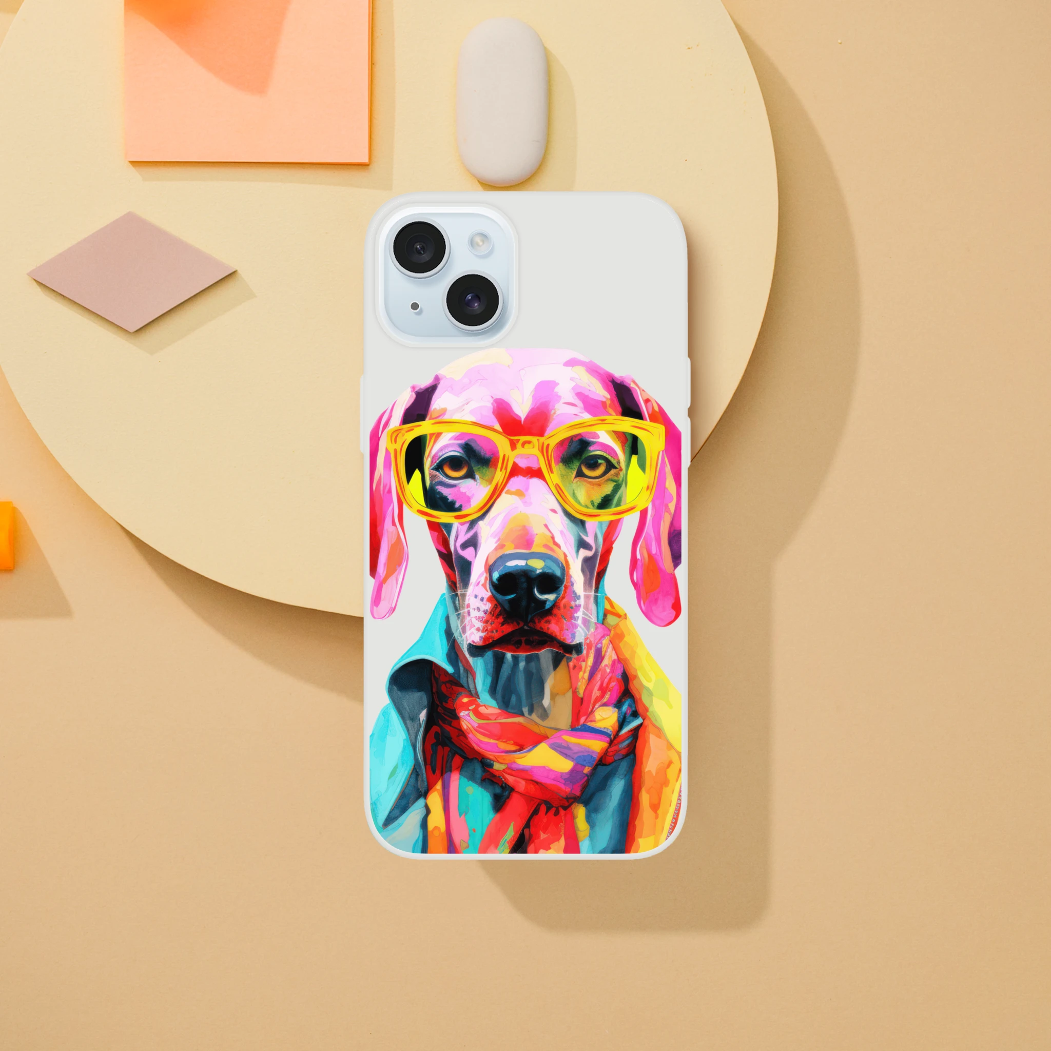Cute Funny Dog iPhone Case (13–16) – Dog Lover Aesthetic Cover