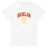 Berlin Women's Graphic T-Shirt in white with red BERLIN 1994 and yellow Germany logo; soft cotton blend, sizes S–XL.