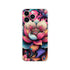 Mandala flower iPhone case with vibrant boho design; slim protective cover for iPhone 16/15/14/13.