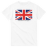 Union Jack Make Britain Great Again slogan men's graphic T-shirt, soft cotton blend, sizes S-XL.