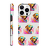 Vibrant dog wearing sunglasses on a wraparound, dual-layer tough protective case for iPhone 16/15/14/13