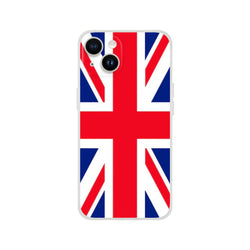Union Jack slim protective iPhone case with British flag design for iPhone 16/15/14/13.