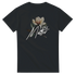 Dark charcoal women's tee featuring You Matter slogan with magnolia flower graphic on the front.