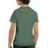 Back view of a man wearing a green Gothic Gods men's graphic T-shirt in a soft cotton blend.