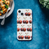 Cherries pattern slim protective iPhone case with frosted transparent finish for iPhone 13-16