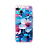 Blossom Floral iPhone case with pastel blue and pink flowers, slim TPU protective cover for iPhone 16–13.