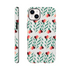 Floral wraparound iPhone case with double-layer protection and glossy finish for iPhone 16, 15, 14, 13.