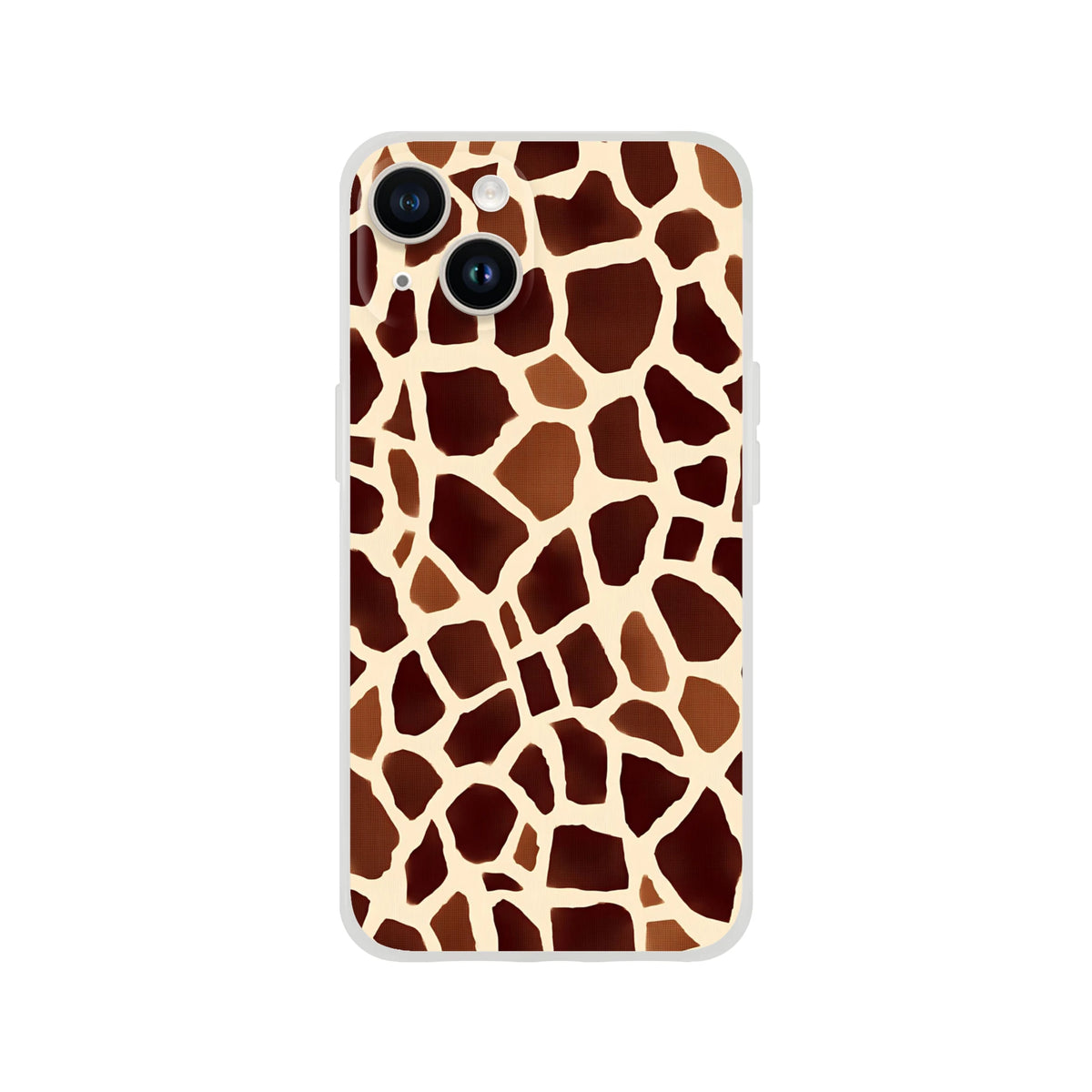 Brown giraffe print iPhone case (13-16) Safari Animal Phone Case, safari-inspired protection for everyday use.