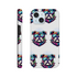 Bull Dog phone case with sunglasses and spiked collar, wraparound print, glossy protection for iPhone 16–13