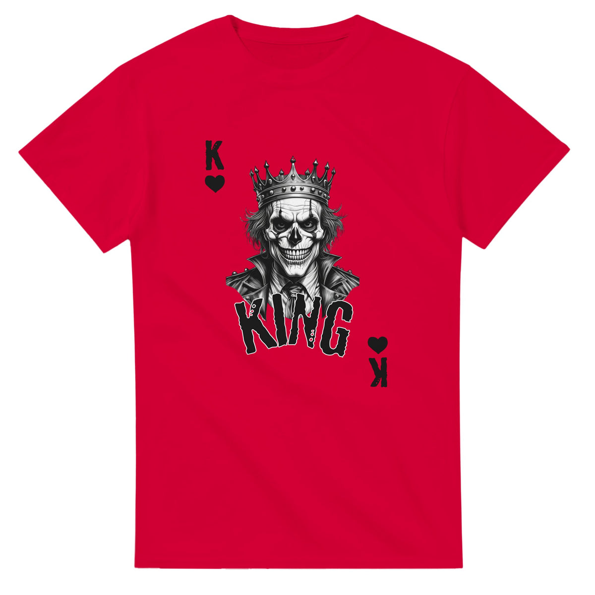 King skull graphic T-shirt product image