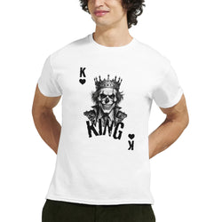 King skull graphic T-shirt product image