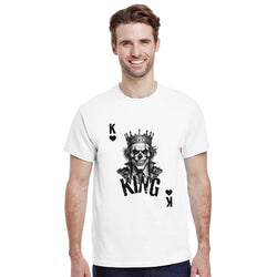 King skull graphic T-shirt product image