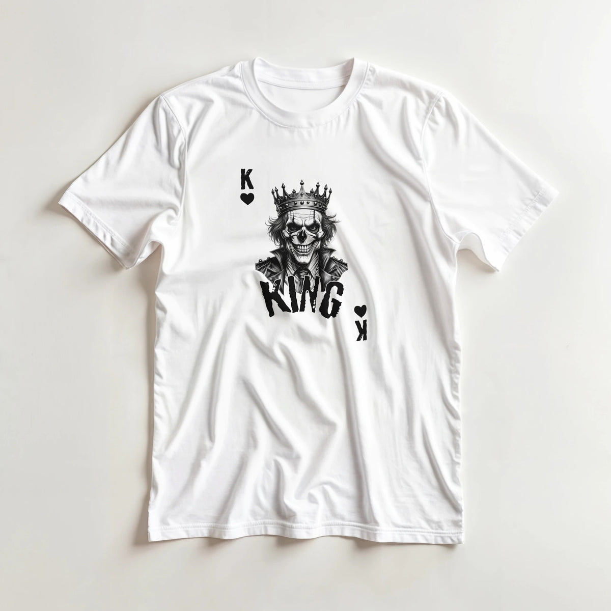 King skull graphic T-shirt product image