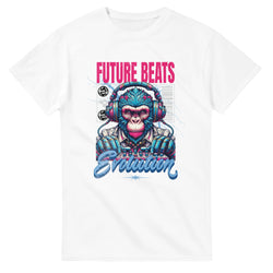Monkey DJ graphic T-shirt product image