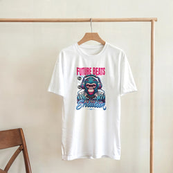 Monkey DJ graphic T-shirt product image