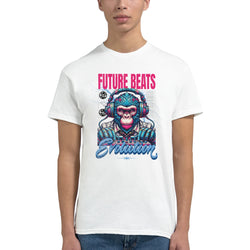 Monkey DJ graphic T-shirt product image