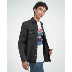 Monkey DJ graphic T-shirt product image