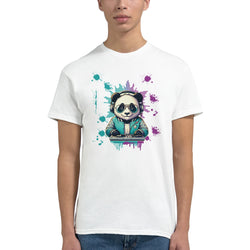 Panda DJ graphic T-shirt product image