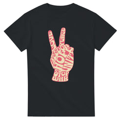 Peace sign graphic T-shirt product image