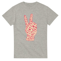 Peace sign graphic T-shirt product image