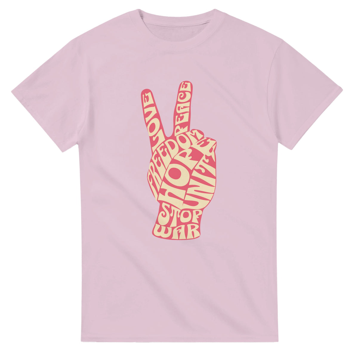 Peace sign graphic T-shirt product image