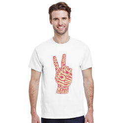 Peace sign graphic T-shirt product image