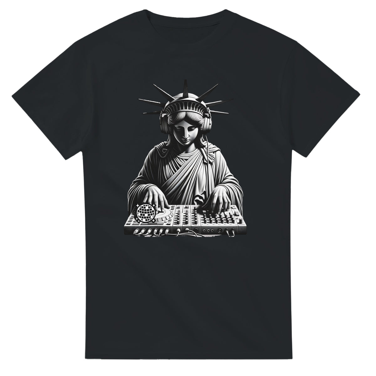 Statue of Liberty DJ graphic T-shirt product image