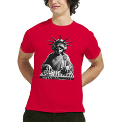 Statue of Liberty DJ graphic T-shirt product image