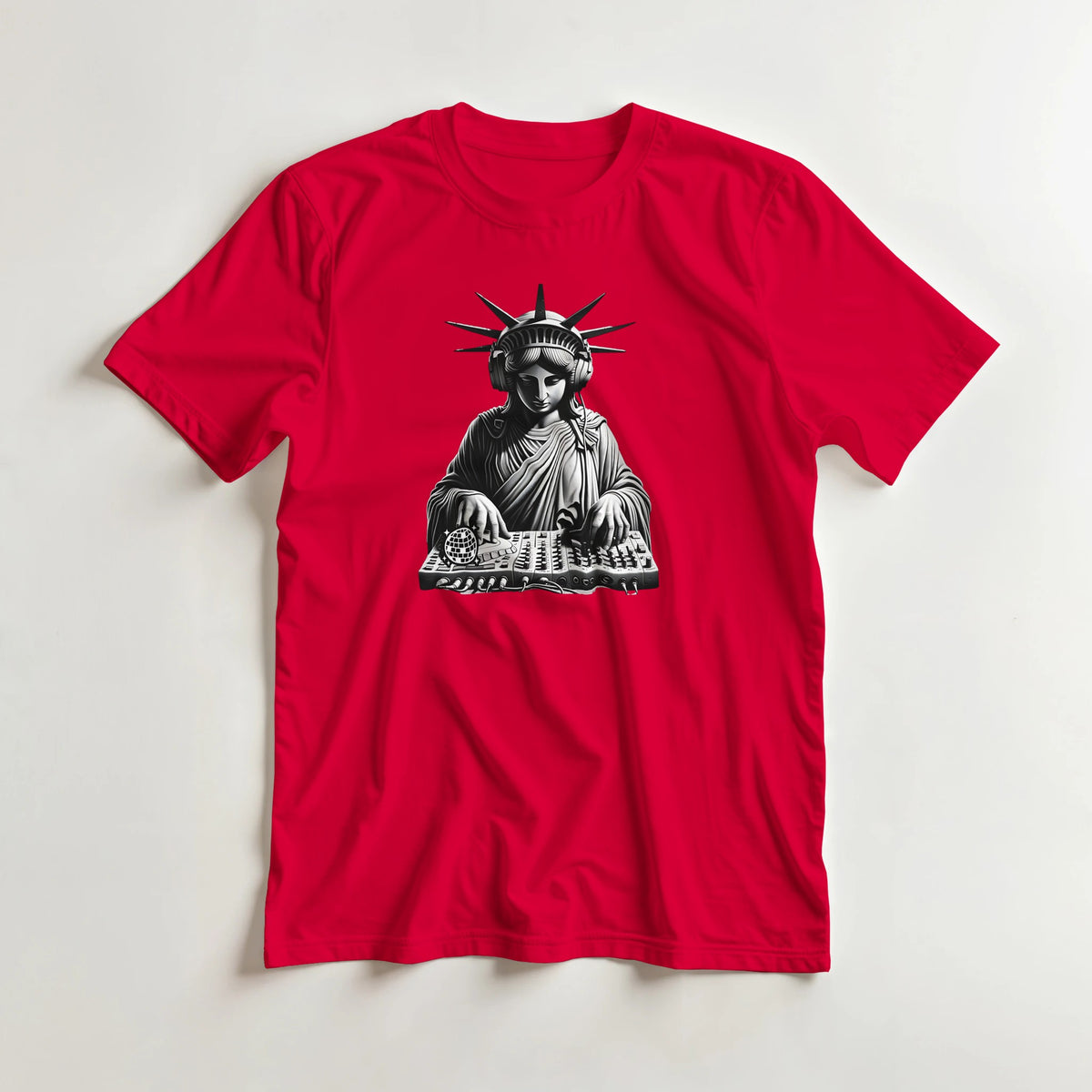 Statue of Liberty DJ graphic T-shirt product image